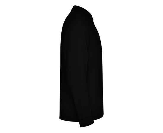 Рубашка поло Estrella мужская с длинным рукавом, S, 6635PO02S, Цвет: черный, Размер: S, изображение 4