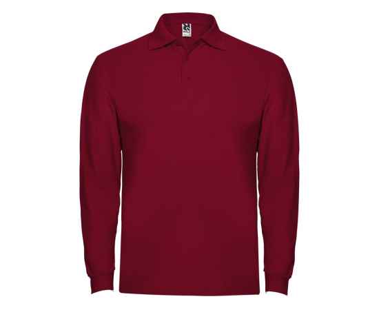 Рубашка поло Estrella мужская с длинным рукавом, S, 6635PO57S, Цвет: бордовый, Размер: S, изображение 7