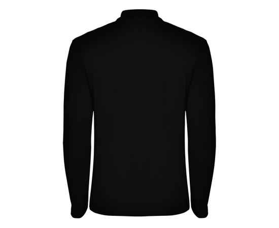 Рубашка поло Estrella мужская с длинным рукавом, S, 6635PO02S, Цвет: черный, Размер: S, изображение 2