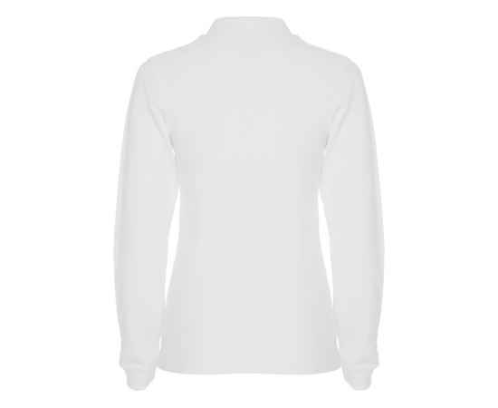 Рубашка поло Estrella женская с длинным рукавом, S, 6636PO01S, Цвет: белый, Размер: S, изображение 2