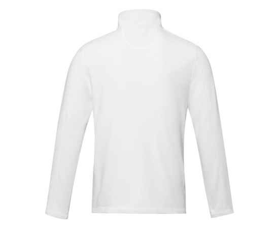 Куртка флисовая Amber мужская из переработанных материалов, XS, 3752901XS, Цвет: белый, Размер: XS, изображение 3
