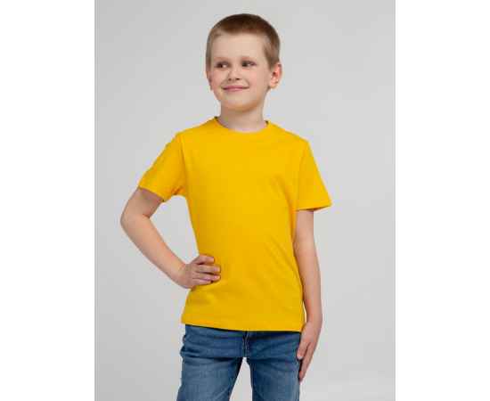 Футболка детская Regent Kids 150 желтая, на рост 118-128 см (8 лет), Цвет: желтый, Размер: 8 лет (118-128 см), изображение 3