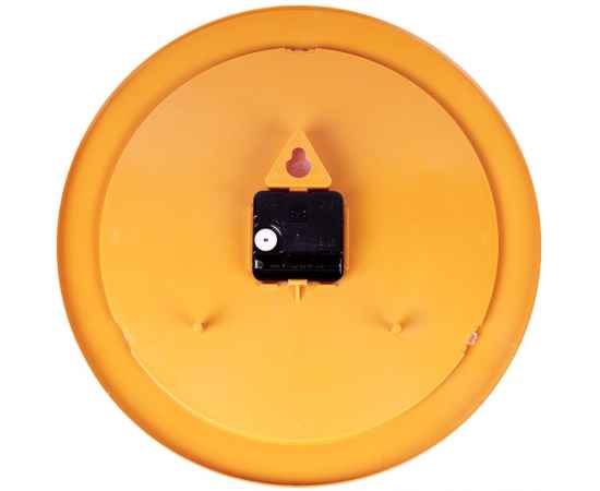 Часы настенные Vivid Large, оранжевые, Цвет: оранжевый, Размер: диаметр 30, изображение 2