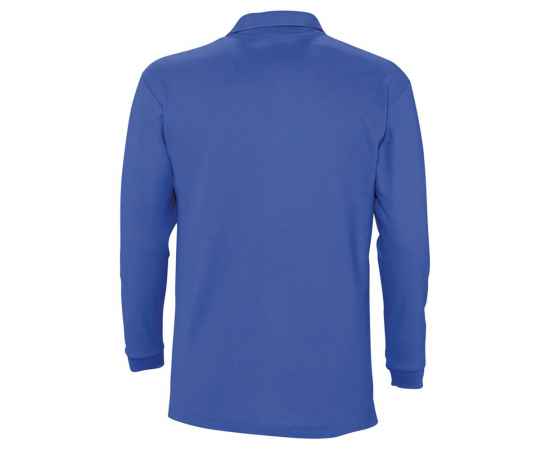 Рубашка поло мужская с длинным рукавом Winter II 210 ярко-синяя G_11353241S, Цвет: синий, Размер: S, изображение 2