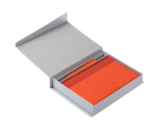 Коробка Duo под ежедневник и ручку, серая, Цвет: серый, Размер: 23х18, изображение 4