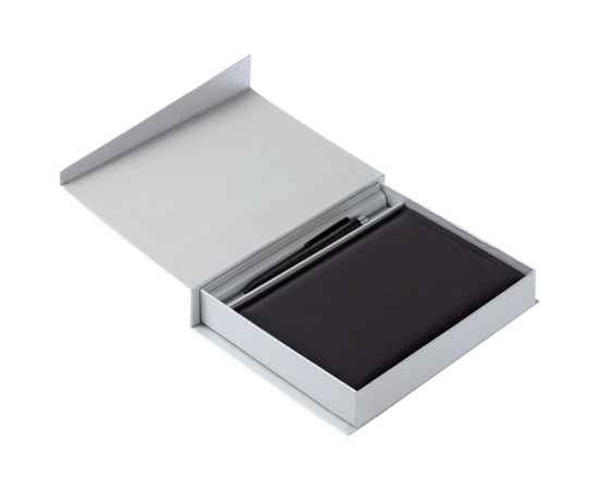 Коробка Duo под ежедневник и ручку, серая, Цвет: серый, Размер: 23х18, изображение 5
