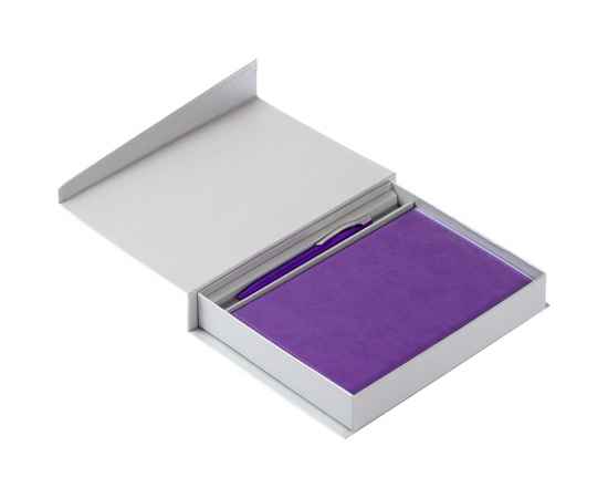 Коробка Duo под ежедневник и ручку, серая, Цвет: серый, Размер: 23х18, изображение 6