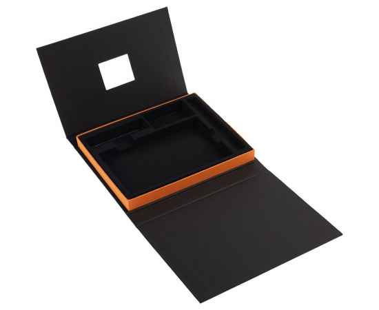 Коробка под набор Plus, черная с оранжевым, Цвет: черный, оранжевый, изображение 3