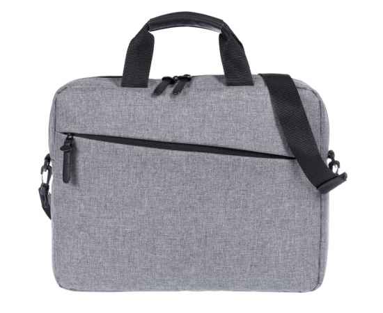 Конференц-сумка The First, серая, Цвет: серый, Размер: 38х28х8 см, изображение 2