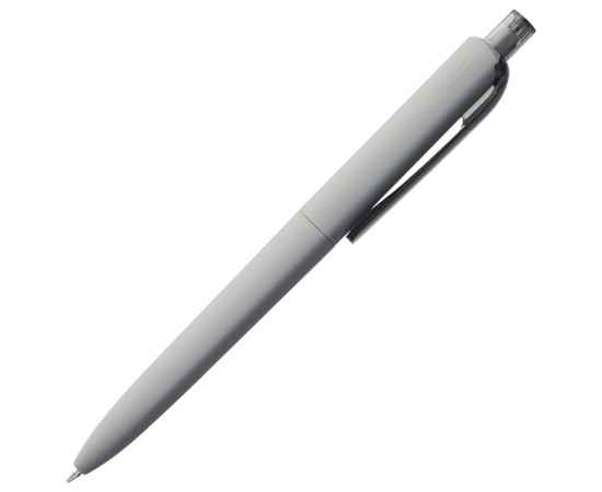 Ручка шариковая Prodir DS8 PRR-T Soft Touch, серая, Цвет: серый, Размер: 14х1, изображение 3