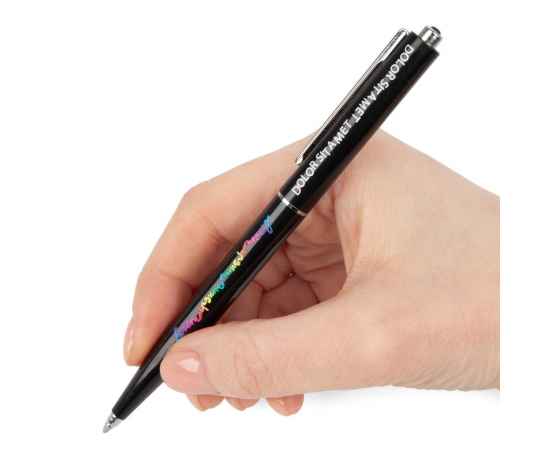 Ручка шариковая Senator Point, ver.2, черная, Цвет: черный, Размер: 13, изображение 4