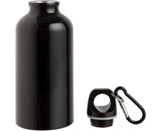 Бутылка для спорта Re-Source, черная, Цвет: черный, Объем: 400, Размер: диаметр 6, изображение 2