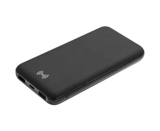 Aккумулятор Quick Charge Wireless 10000 мАч, черный, Цвет: черный, Размер: 7, изображение 2