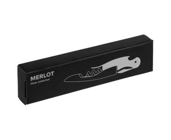 Нож сомелье Merlot, черный, Цвет: черный, Размер: в сложении: 12, изображение 3
