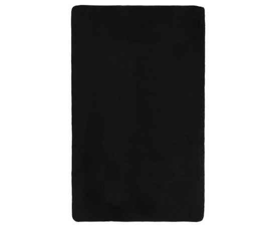 Флисовый плед Warm&Peace, черный, Цвет: черный, Размер: 100х140 см, изображение 2