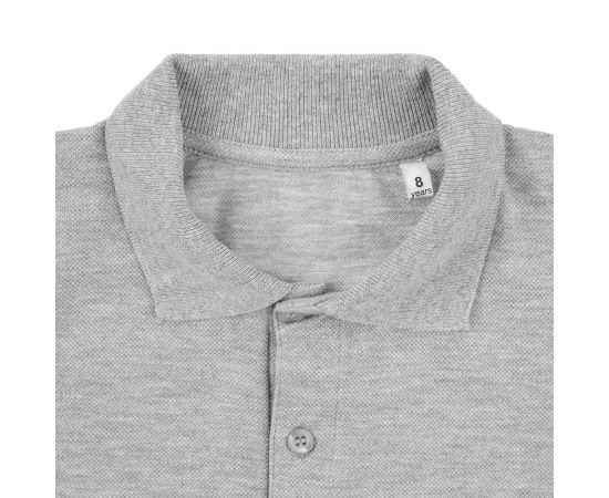 Рубашка поло детская Virma Kids, серый меланж G_11575.111, Цвет: серый меланж, Размер: 6 лет (106-116 см), изображение 3