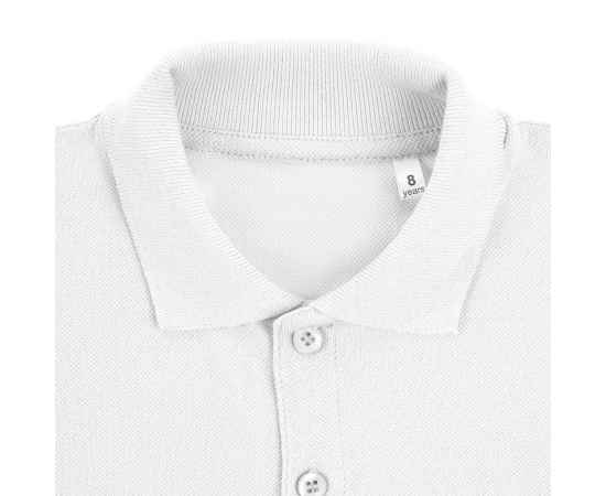 Рубашка поло детская Virma Kids, белая G_11575.605, Цвет: белый, Размер: 6 лет (106-116 см), изображение 3