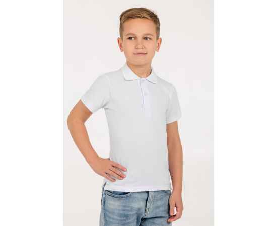 Рубашка поло детская Virma Kids, белая G_11575.605, Цвет: белый, Размер: 6 лет (106-116 см), изображение 4
