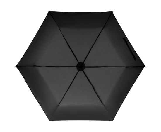 Зонт складной Zero 99, черный, Цвет: черный, Размер: длина 49 см, изображение 2
