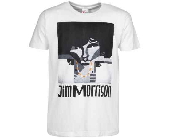 Футболка «Меламед. Jim Morrison», белая, размер XL, Цвет: белый, Размер: XL, изображение 2