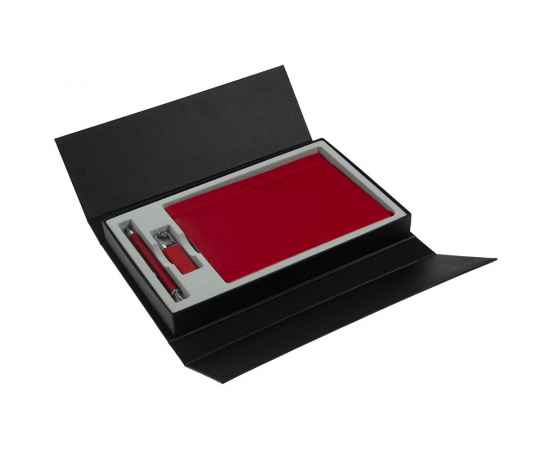 Коробка Triplet под ежедневник, флешку и ручку, черная, Цвет: черный, Размер: 30, изображение 2