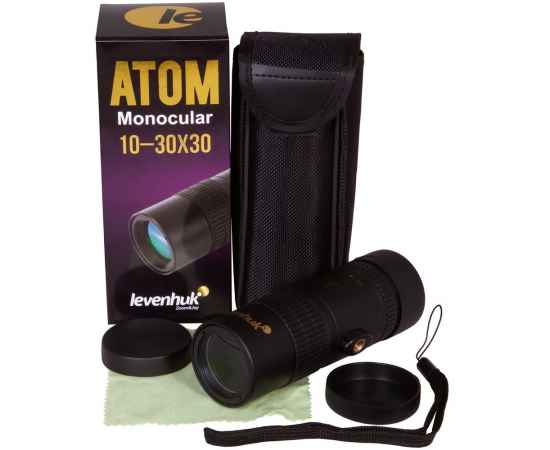 Монокуляр Atom 10-30х, линзы 30 мм, изображение 7