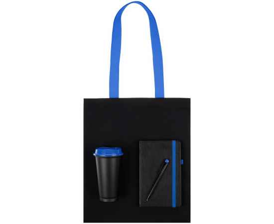 Набор Velours Bag, черный с синим, Цвет: черный, синий, изображение 2