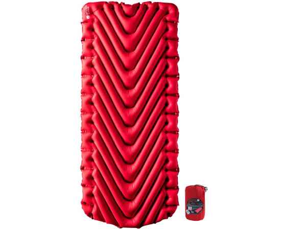 Надувной коврик Insulated Static V Luxe, красный, Цвет: красный, изображение 2