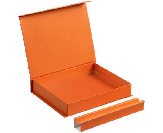 Коробка Duo под ежедневник и ручку, оранжевая, изображение 3