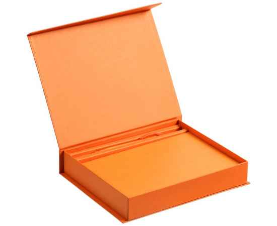 Коробка Duo под ежедневник и ручку, оранжевая, изображение 4