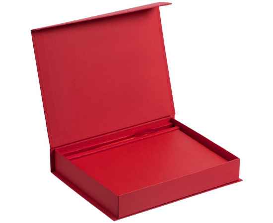 Коробка Duo под ежедневник и ручку, красная, изображение 4