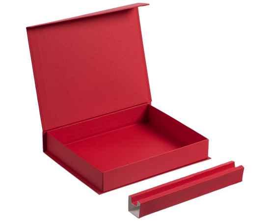 Коробка Duo под ежедневник и ручку, красная, изображение 3