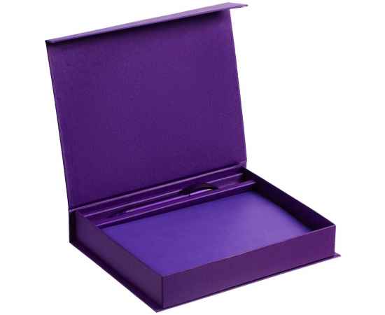 Коробка Duo под ежедневник и ручку, фиолетовая, изображение 4
