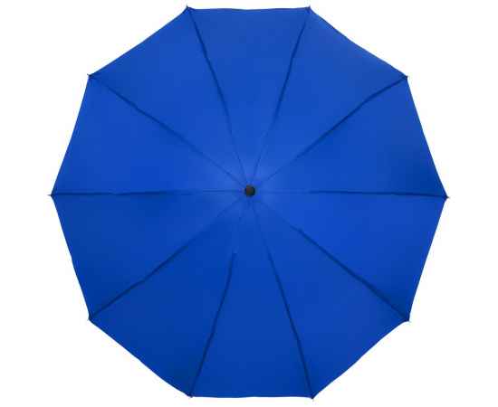 Зонт наоборот складной Stardome, синий с серебристым, Цвет: синий, изображение 2