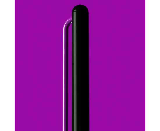 Шариковая ручка GrafeeX в чехле, черная с фиолетовым, Цвет: черный, фиолетовый, изображение 2