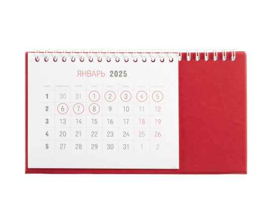 Календарь настольный Brand, красный, изображение 2