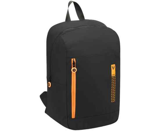 Складной рюкзак Compact Neon, черный с оранжевым, Цвет: черный, оранжевый, Объем: 23