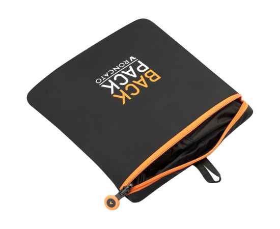Складной рюкзак Compact Neon, черный с оранжевым, Цвет: черный, оранжевый, Объем: 23, изображение 5