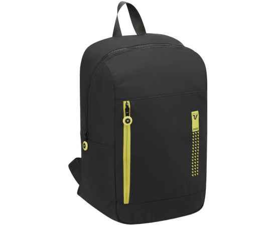 Складной рюкзак Compact Neon, черный с зеленым, Цвет: черный, зеленый, Объем: 23