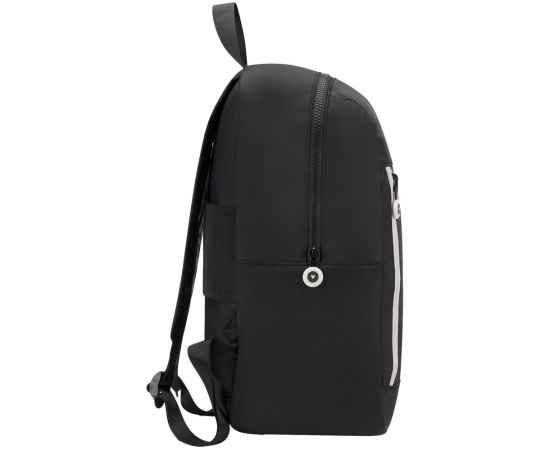 Складной рюкзак Compact Neon, черный с белым, Цвет: белый, черный, Объем: 23, изображение 3