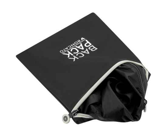 Складной рюкзак Compact Neon, черный с белым, Цвет: белый, черный, Объем: 23, изображение 6