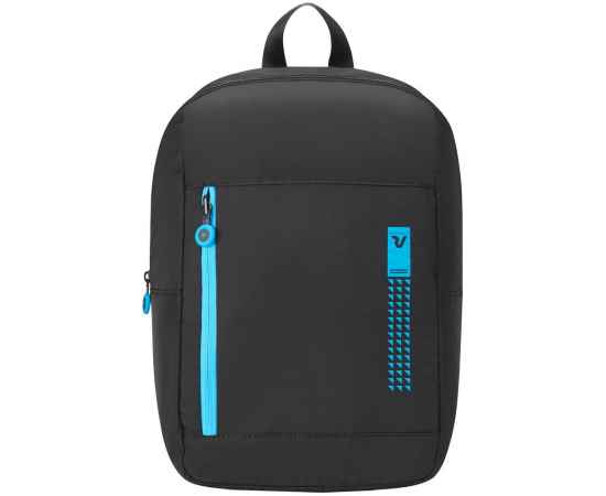 Складной рюкзак Compact Neon, черный с голубым, Цвет: черный, голубой, Объем: 23, изображение 2
