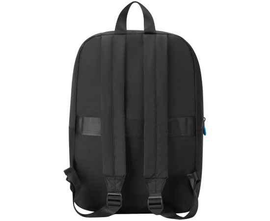 Складной рюкзак Compact Neon, черный с голубым, Цвет: черный, голубой, Объем: 23, изображение 3