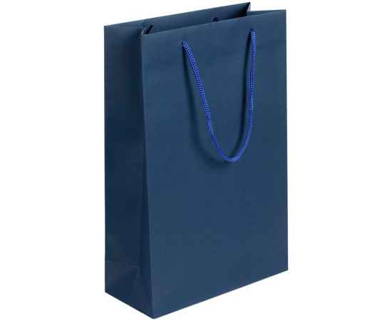 Пакет бумажный Waski M, синий, Цвет: синий