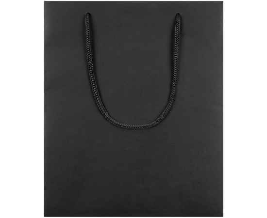 Пакет бумажный Vid M, черный, Цвет: черный, изображение 2