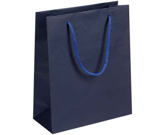 Пакет бумажный Vid M, синий, Цвет: синий