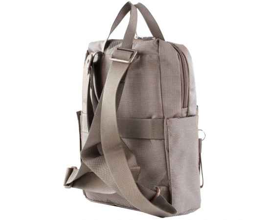 Рюкзак для ноутбука MD20, серо-коричневый, Цвет: серый, коричневый, Объем: 10, изображение 4