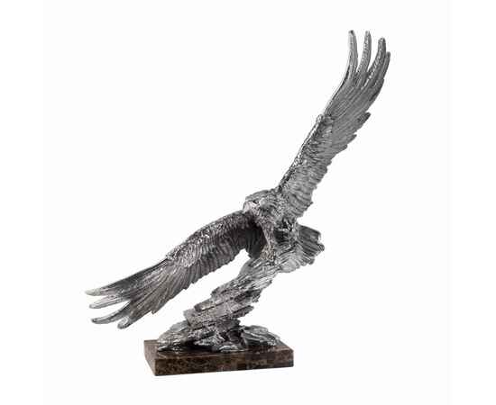 Скульптура 'Орел', серебристый, Цвет: серебристый