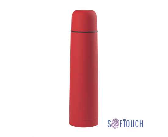 Термос 'Родос' 1000 мл, покрытие soft touch, красный, Цвет: красный