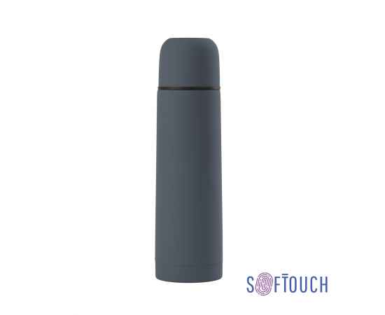 Термос 'Крит' 500 мл, покрытие soft touch, серый, Цвет: серый